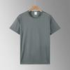 Men's Grey Green Mesh T Shirt Quick Dry Breathable Short Sleeve Top