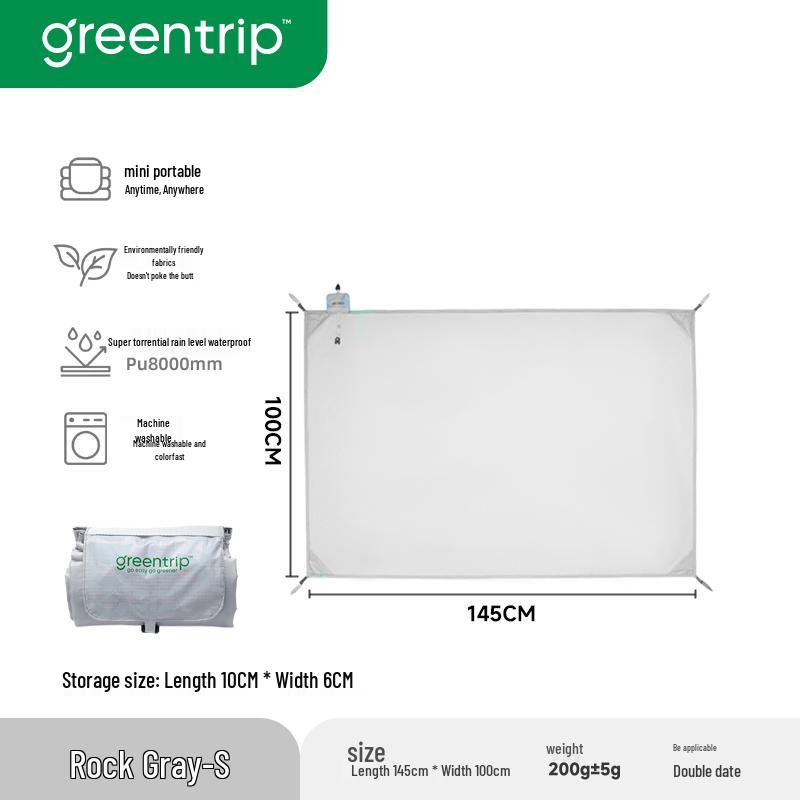 Kompakte wasserdichte Picknick- und Strandmatte für den Außenbereich