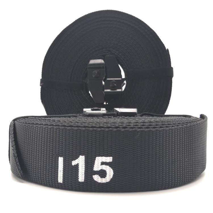 Fitness Wood Gymnastic Rings with Numbered Straps