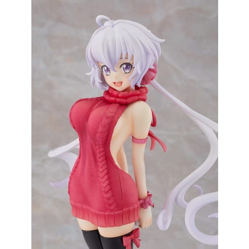 GOOD SMILE COMPANY Senki Zessho Symphogear AXZ Yukine Chris Lovely Sweater styleAQ 1/7 Scale Plastic Painted Complete Figure