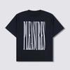 Punk T-Shirt Lässig Unisex Kurzarm-Tee Herren Damen Kurzarm Gothic Alphabet Druck Mode Streetwear Y2K Hip-hop Rock