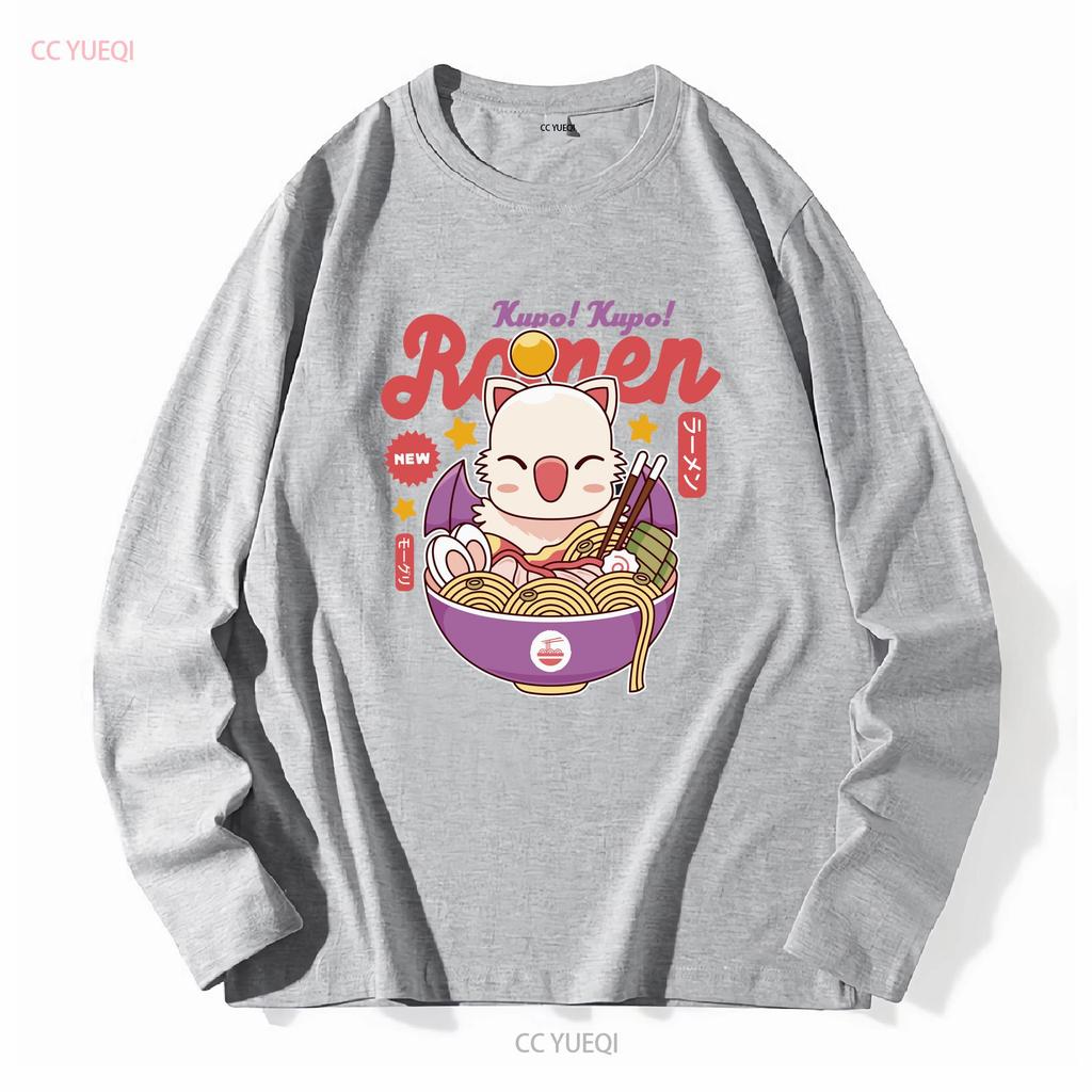 Moogle Kupo Ramen T Shirt Final fantasy Video Game Gaming Gamer Mog Cactuar Cactilio VII long or short sleeves vintage Washed