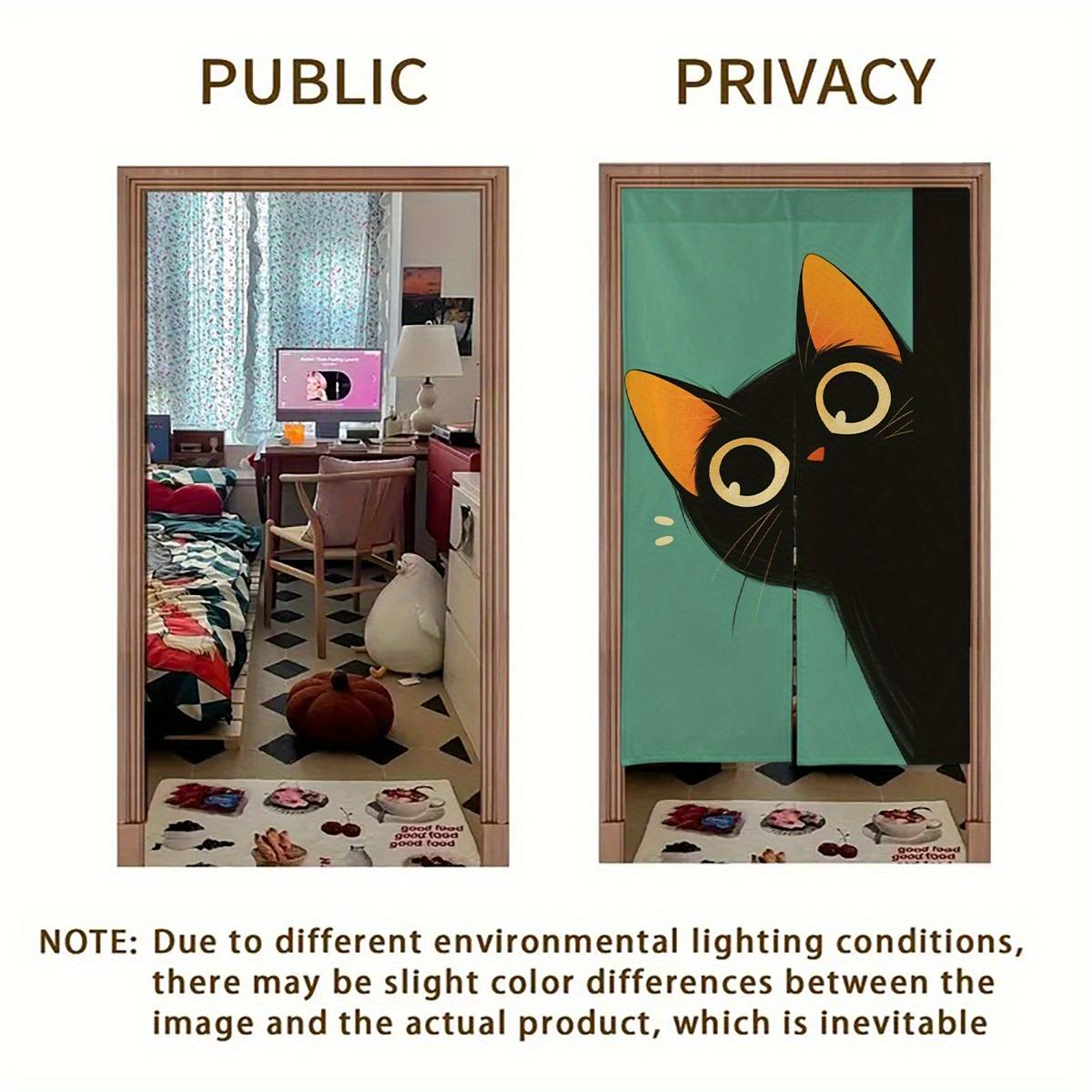 

2D Door Curtain, 1pc Japanese-Style Door Curtain with Rod Pocket Design, 34x56 Inches – Perfect for Room Doors/Entryways/Shade C 65x100cm26x39in