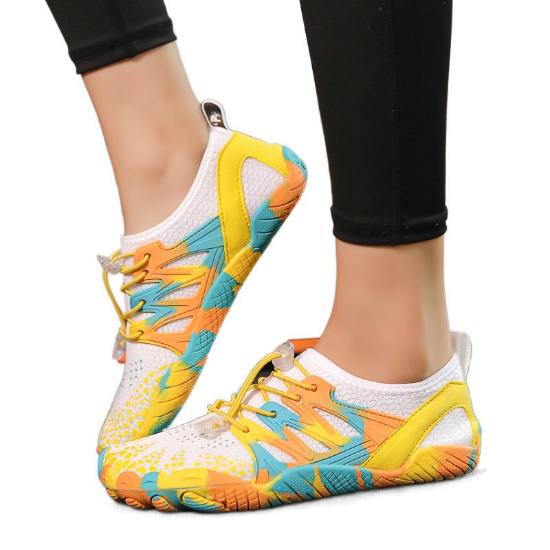 Hallen-Fitnessschuhe ******** Schnürschuhe Stoßdämpfende Heim-Sportschuhe Weichsohlige Laufband Aerobic Yoga Schuhe