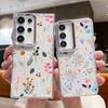 Plating Lens Flower Case For Samsung Galaxy S24 Ultra Capa S22 S23 Ultra S21 S20 FE A14 A34 A52 A53 A15 A25 A35 A55 A54 5G Cover