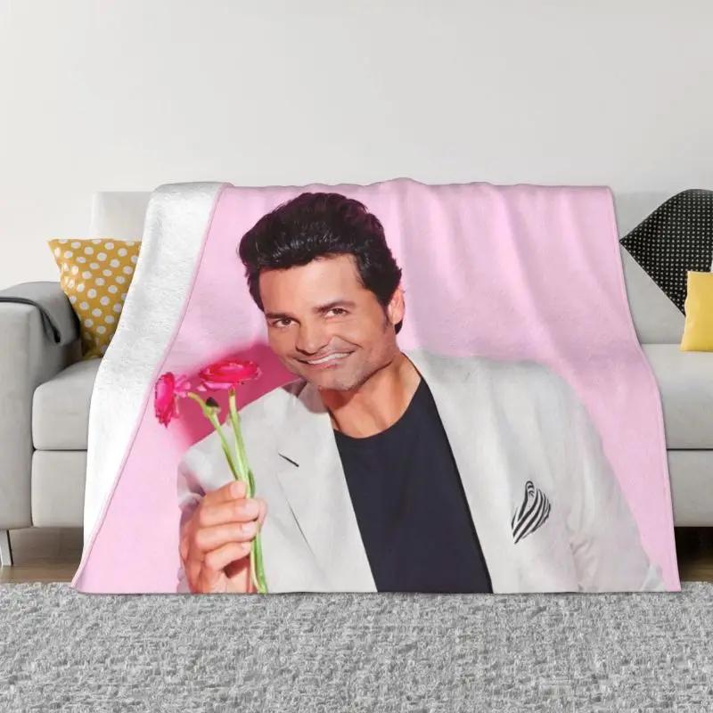

Chayanne Puerto Rican Latin Pop Singer Ultra-Soft Fleece Throw Blanket Warm Flannel Blankets for Bed Car Couch Bedspreads 75X95CM