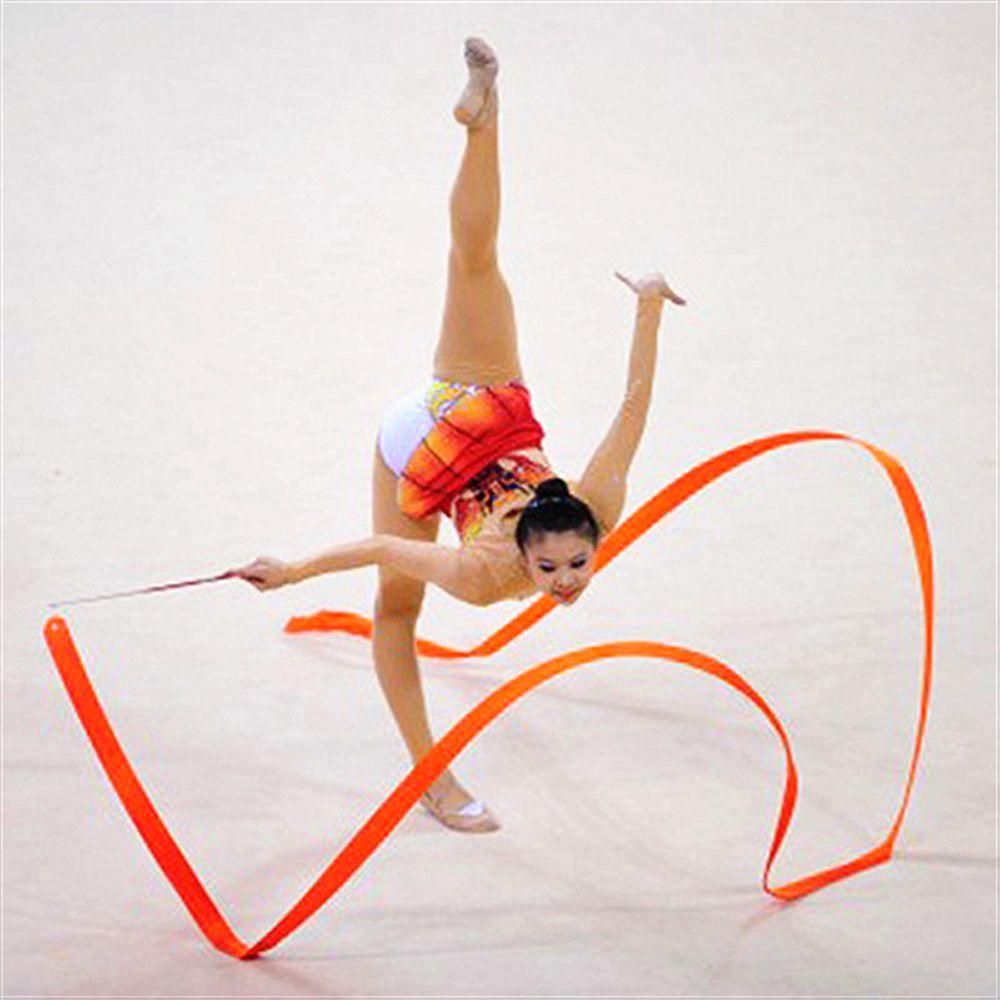Kind Gymnastiek Ballet Kunst Draaiende Stok Attributen Dansstok 4M Gymnastiek Lintjes Ballet Streamer