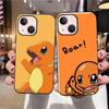 B-80 Cute Charmander Black Case for Samsung S24 S23 S22 S21 S20 FE S10 Lite Ultra S7 S8 S9 Plus A05S A11 A12 A13 A15 A22 A24 A25 A32 A52 A71 5G