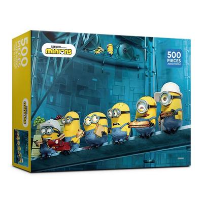 Minions Break Time Jigsaw Puzzle AL5315, Mixed Colors, 500 Pieces Jigsaw Puzzle, Childrens Games, Educational Toys