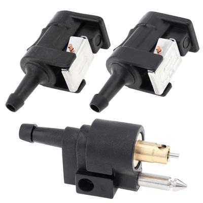 3 Stück 6mm Marine Kraftstoffanschlüsse Verschleißfest Buchse Stecker für Außenbordmotor 6Y1-24305-06 6G1-24304-10