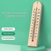 Wooden Temperature Gauge for Home and Office Large Display Accurate Measurement -40℃ to 50℃ Safe Kerosene Wall Mount Easy to Read