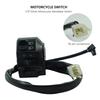 Black Universal Aluminum 7/8" 22MM Motorcycle Switch Handlebar Motorbike Horn Turn Signal Headlight Control Buttons