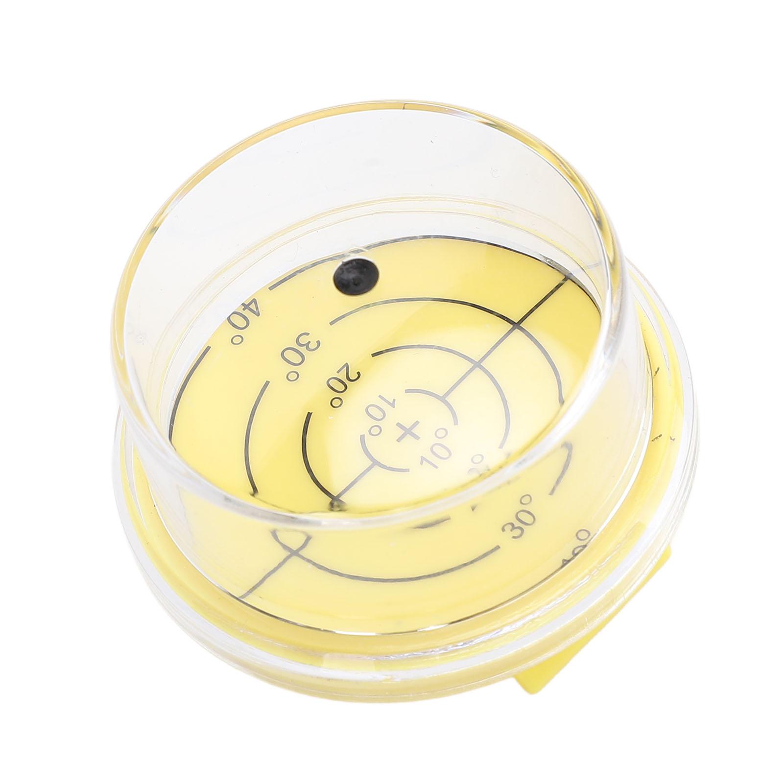 

Sun Angle Guide for Solar Panel Verticality Level Gauge Measuring Tool 4.2CM Diameter Yellow No Compass