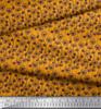 Soimoi Japan Crepe Satin Fabric Artistic Floral Decor Fabric Printed Metre 42 Inch