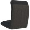 Floor Chair Foldable Black Fabric