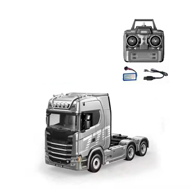 HUINA 770S Trailer Head 1501 1/18 Rc Tractor Radio Cntrolled Car 19 Ch Engineering Vehicle Truck with Light and Sound Toys Boys
