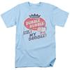 Dubble Bubble Burst T Shirt Unisexs Licensed Gum Light Blue