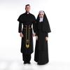 Halloween Male Priest Female Nun Cosplay Costume Couple Osplay Priest Costume Nun Stage Costume