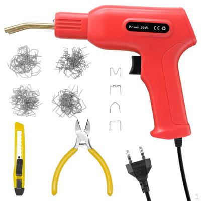 Kit de Soudure Plastique 5W Pistolet Agrafeur Outil DIY 22V pour Outils de Garage Pince Orange