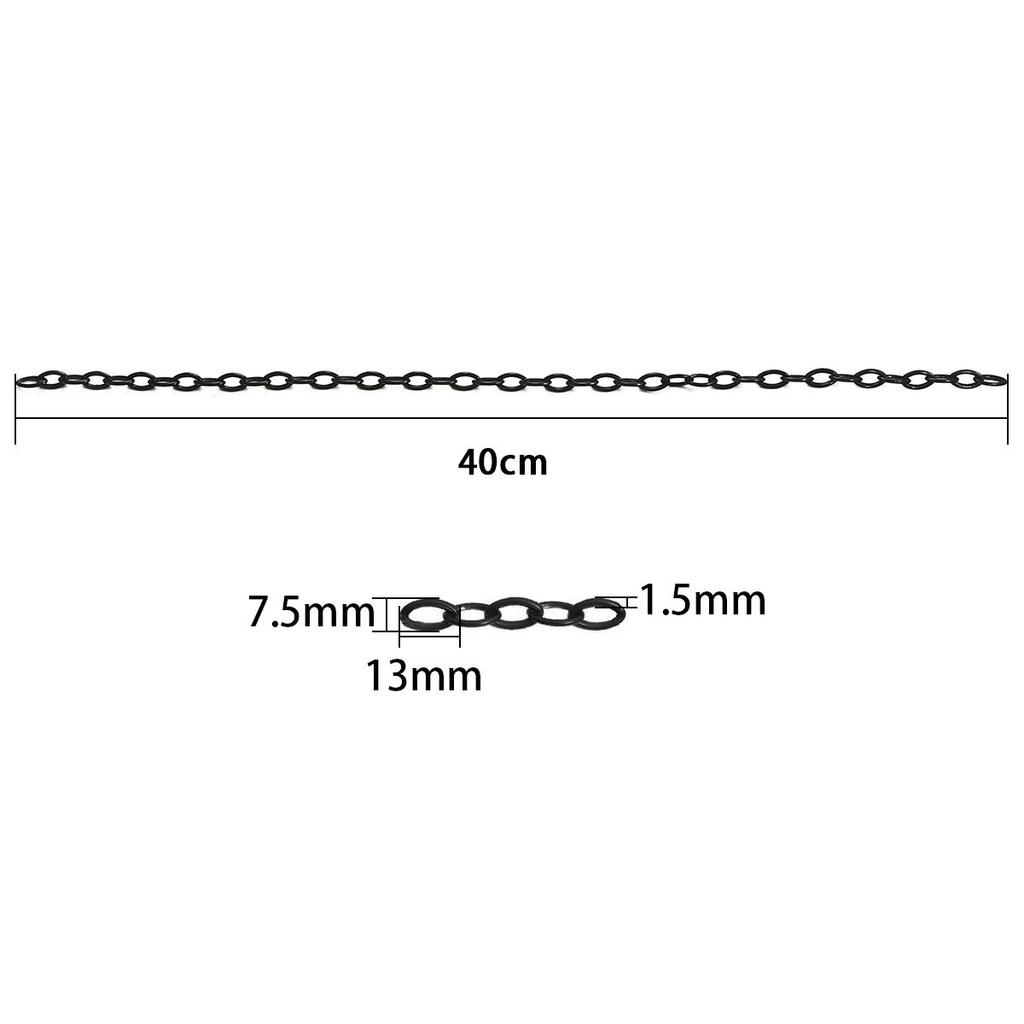 4pcs 40cm Bright Color Acrylic Fashion Link Sunglasses Chain Beads For DIY Jewelry Making Sunglasses Accessories