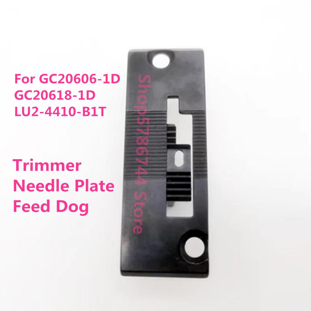 Trimmer Needle Plate Feed Dog For TYPICAL GC20606-1D,HIGHLEAD GC20618-1D,LU2-4410-B1T,WF925AUT