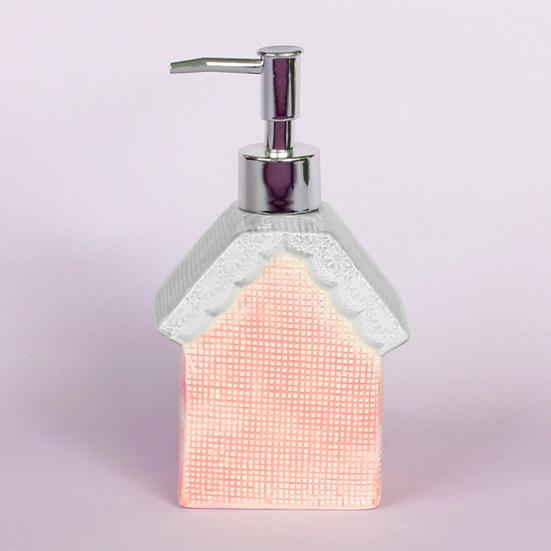 Hand Sanitizer Bottle House Shape Design Compact Portable Empty Shower