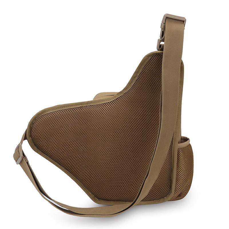 Borsa a tracolla da uomo Borsa a tracolla di grande capacità Borsa da petto sportiva multifunzionale per esterni