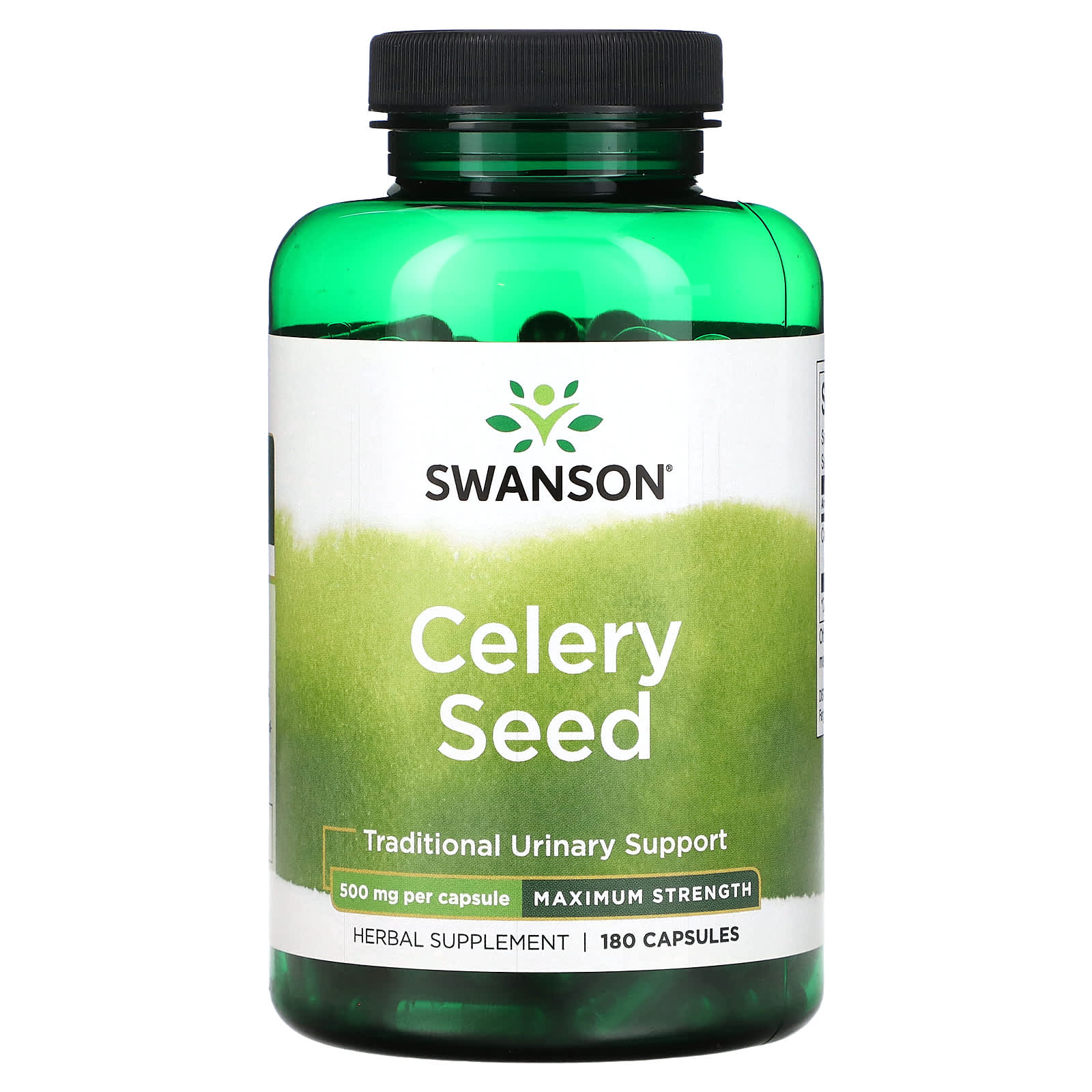 

Celery Seed, Maximum Strength, 500Mg, 180 Capsules
