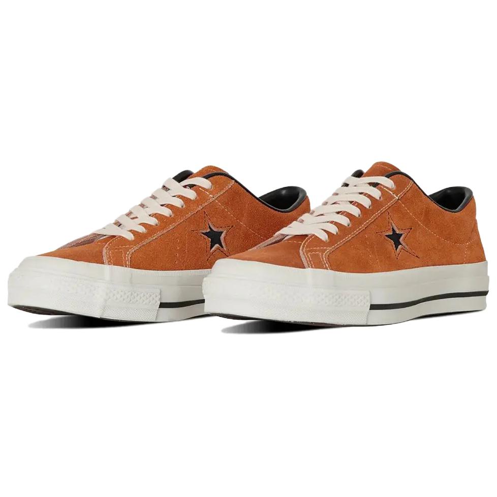 Converse One Star J Vtg Comfortable Versatile Non-Slip Durable Low-Top Skate Shoes Unisex Sneakers Orange 35200750