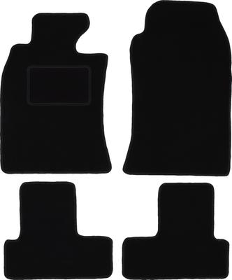 Tapetes de veludo preto para: Mini Cooper R53 hatchback (2001-2006)