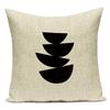 Nordic Style Letters Geometry Decorative Cushion Cover Home Textile Decor Pillow Cover Living Room Sofa Decor Pillow Case