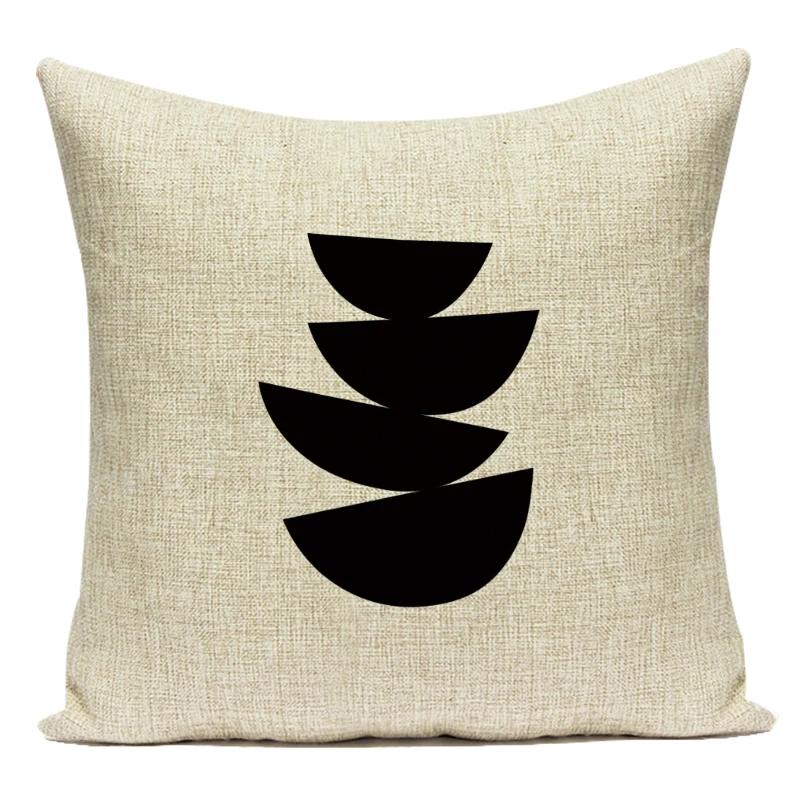 Nordic Style Letters Geometry Decorative Cushion Cover Home Textile Decor Pillow Cover Living Room Sofa Decor Pillow Case