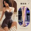 Sexy Perspective Sex Nightgown Cute Little Woman Pure Desire Suspender Pajamas Backless Temptation Sex Pajamas Super Large Size