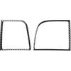 Real Carbon Fiber Dashboard Side Air Vent Cover AC Outlet Trim Interior Compatible with Ford Explorer 2011 2012 2013 2014 2015 Accessories