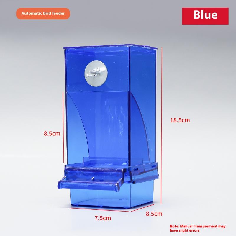 Large Capacity Bird Feeder Box Anti-Splash Bird Food Dispenser Durable Parrot Feeding Box For Small Medium Birds