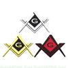 Emblemas de Coche Masónicos Freemason Pegatina Adhesiva Adhesivo Fuerte para Automóviles Camión Motocicleta Coches Bicicletas Fácil Instalación