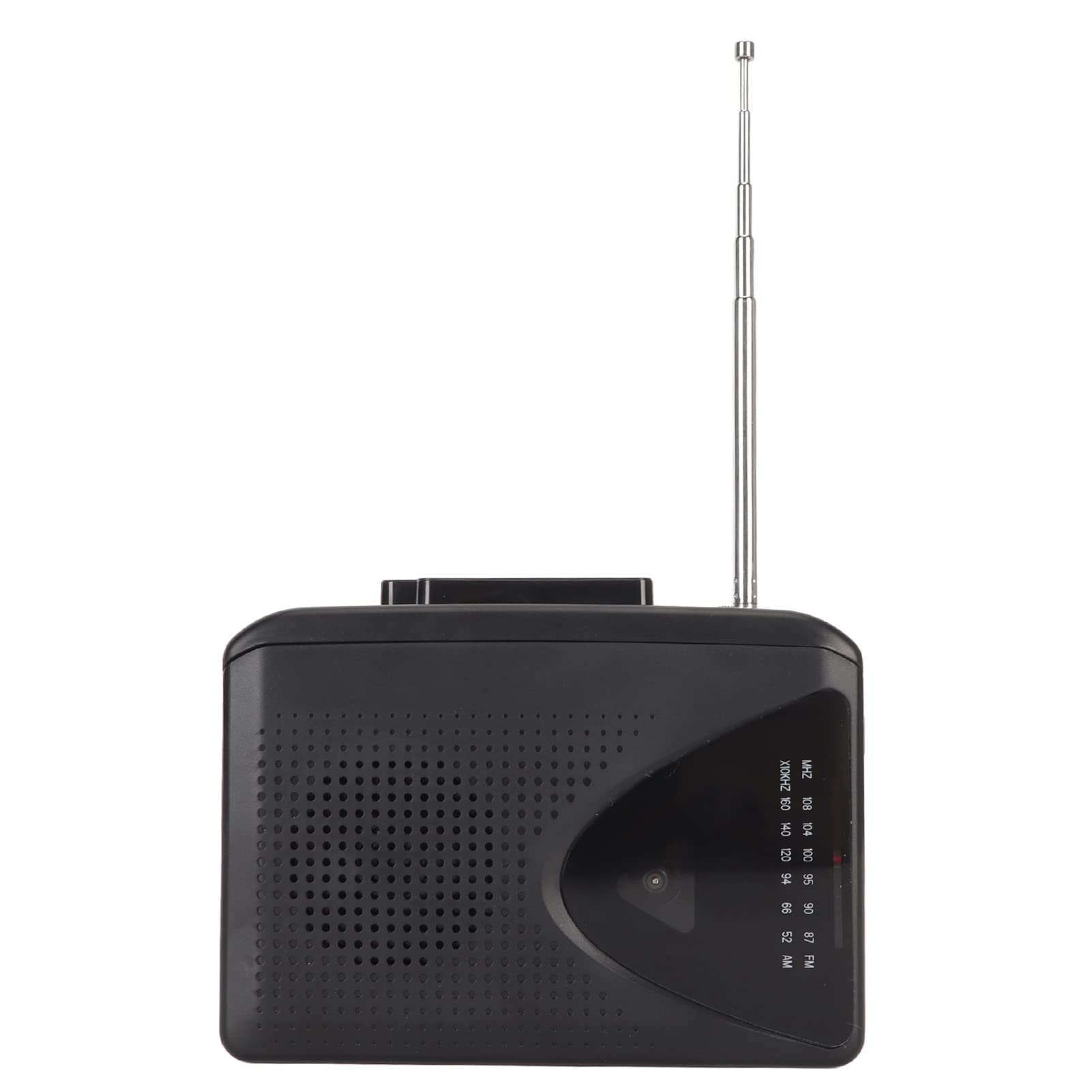 

Portable Cassette Retro FM AM Radio Walkman with Speaker and Earphone Cassette to MP3 Converter Tape Player Recorder for Travel and Sports Player, чорний