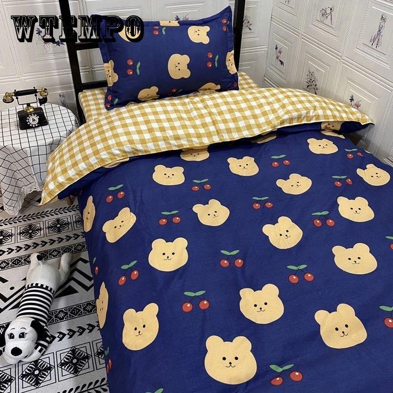 

Трехсекционная кровать, пододеяльник, наволочка, детская кровать, домашний комплект постельного белья, односпальная кровать с рисунком