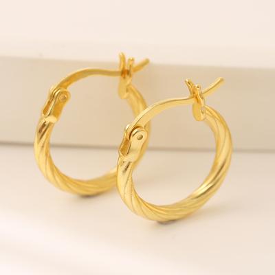 Mahuayuan Ring Earrings for Women's Fashion Versatile High-end Style