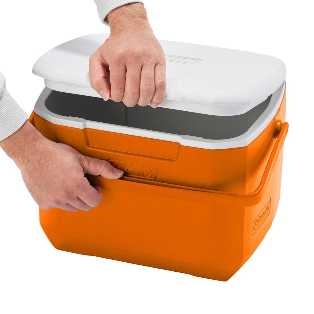 Coleman Cooler 16QT Keeps Contents Cool for About 1 Ideal for Outdoor Sports Cherry Blossom Club Strong Heat Excursion® / (Orange) Approx. 14L, Day,