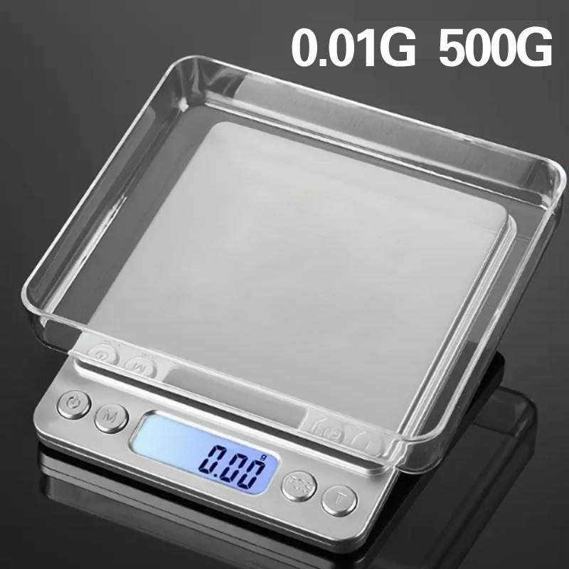 1 stk 3 kg digital mat kjøkkenvekt Oppgradert minilommevekt med høy nøyaktighet Måler i gram for matlaging Bake smykker
