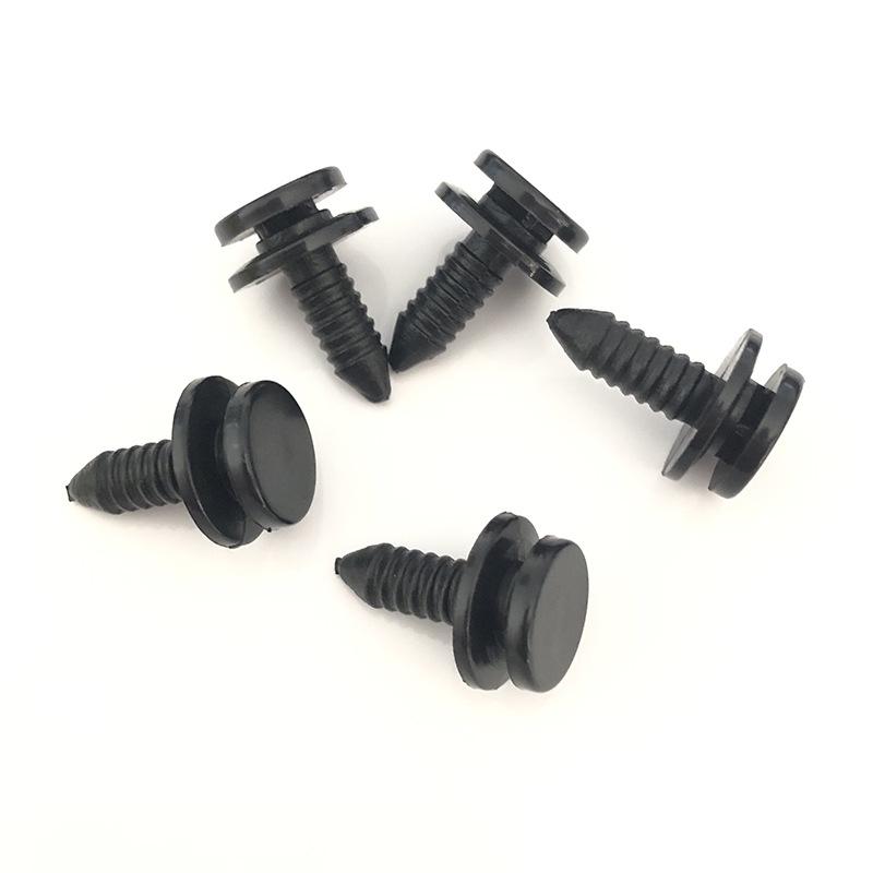 Black Interior Panel Clips for Porsche Volkswagen - Decorative Plastic Fasteners