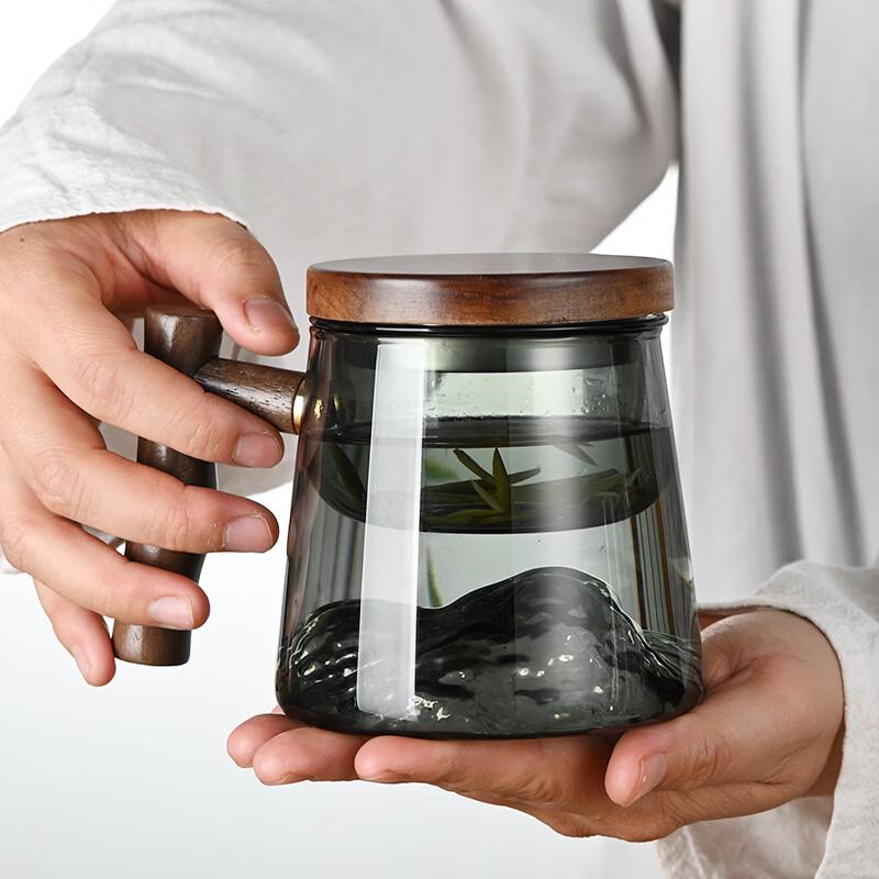 High Borosilicate Glass Tea Infuser Cup