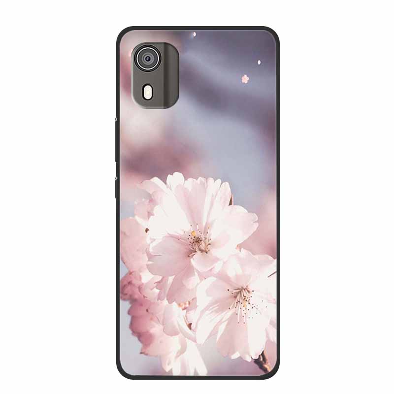 Case For Nokia C02 Luxury Soft Silicone TPU Black Phone Cover for Nokia C02 C 02 NokiaC02 Funda Lovely Shockproof Bumper Coque