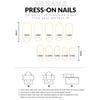 U36 24pcs Full Rhinestones Bridal Press-on Nail Long Lasting Full Coverage Pearl Fake Nail Matching with Bracelet and Necklaces
