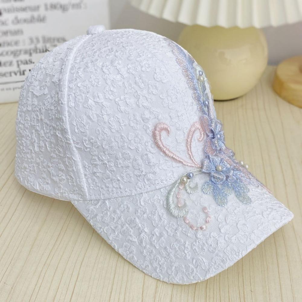 Lace Baseball Cap Mesh Sunscreen Hat Fashion Duck Tongue Hat  Spring and Summer