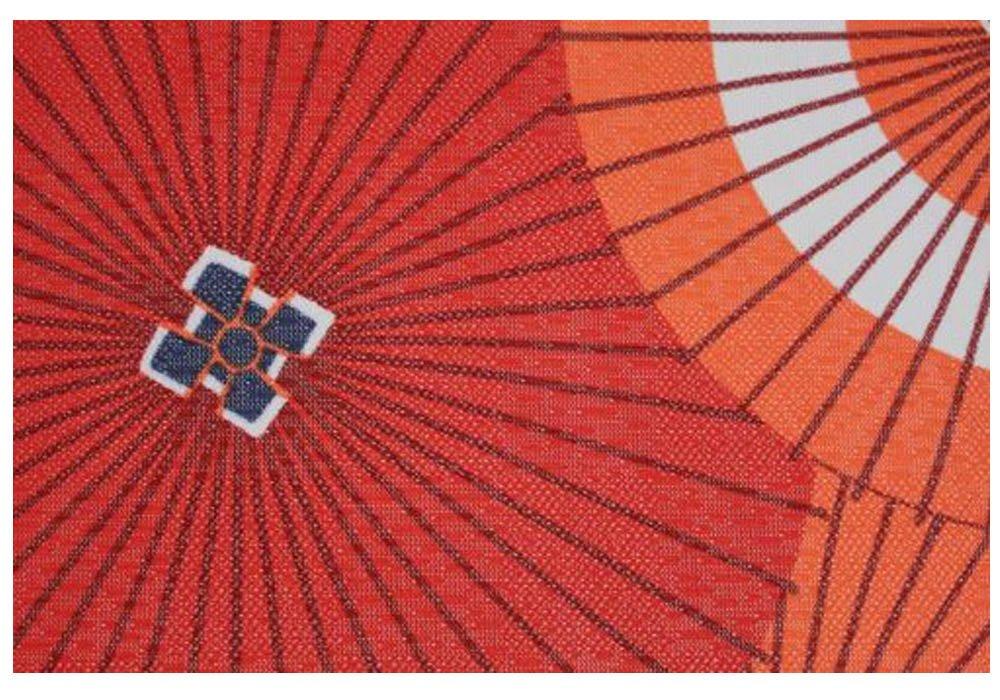 Narumikk Noren Curtain with 150cm Parasols, Long, 10-080
