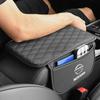 1Pcs Leather Auto Consoles Car Armrest Cushion with Storage Car Styling For Nissan Tiida Sylphy Teana Almera Qashqai J10 J11