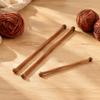 4pcs Round Sandalwood Wooden Hanging Rod 12 Inch Long Wooden Pin Rod  Tapestry Hanging