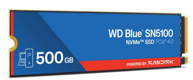 Sandisk wd blue sn5100 ssd 500gb blue-red